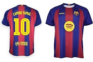 FCB FC Barcelona dziecięca koszulka LAMINE YAMAL 1st Equipment 25/26 Oficjalna replika - Wzór Blaugrana Dziecięca z imieniem i Dorsal