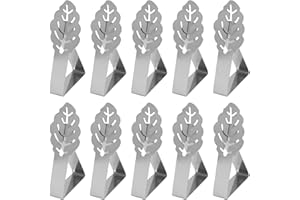 Lelezia 10 Pcs Table Cloth Clips for Outside Table,Stainless Steel Tablecloth Clip Table Cloth Holders Clips Reusable Outdoor Tablecloth Clamps for Garden Restaurant Party Wedding Dining