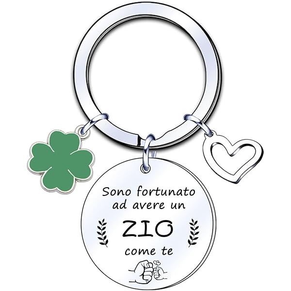 Portachiavi Personalizzato Per Zio - Regalo Compleanno, Natale O Festa Del Pap&agrave;