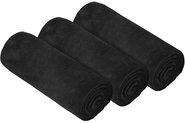 HAGOT 3-pack mikrofiber sporthandduk, mjuk snabbtorkande absorberande svetthanddukar för yoga, camping, gym fitness, 75 cm X 35 cm