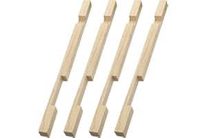 AMYHILL 4 Pack Beehive Entrance Reducer Wood Hive Entrance Protector Beekeeping Bee Hive 10 Frame Entrance Reducer for Beekeeping 14.75 x 0.75 x 0.75 Inch