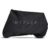 BODYGARD Motorcycle Tarpaulin Waterproof Engine Tarpaulin Size - BLACK (LARGE)
