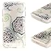 Produktbild CaseLover Huawei Y3 II Hülle, Mode Muster Dünn TPU Handyhülle für Huawei Y3 II 2016 (4,5") Flexible Soft Case Schutzhülle Schlank Transparente Fall Silikonhülle, Chrysantheme