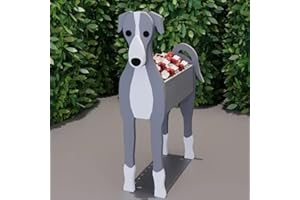 EIMOPE Gifts Dog Flower Pot Planter, PVC Animal Shaped Cartoon Planter Cute Dog Plant Pots Outdoor Indoor Garden Planters For Succulent, Cute Rectangular Plant Flower Pots Decor