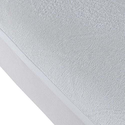 Homescapes Frottee Matratzenschoner 150 x 200 cm wasserabweisend Matratzenschutz ideal bei Inkontinenz und für Kleinkinder, auch für Allergiker geeignet - 3
