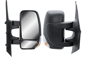 LONGLING Espejo retrovisor derecho eléctrico y calefactable con indicador de giro para Renault Master Nissan NV400 2010-2024 Opel Movano 2010-2022