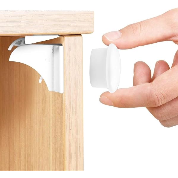 Lot De 3 Clés Magnétiques De Rechange Pour Serrures De Placard Sécurité Enfant