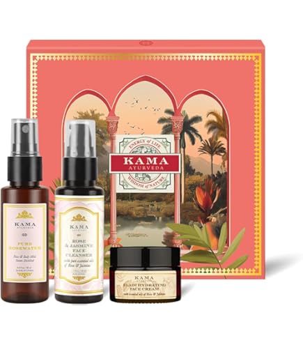 Kama Ayurveda Kumkumadi Glow Discovery Set / 3 piece Skincare