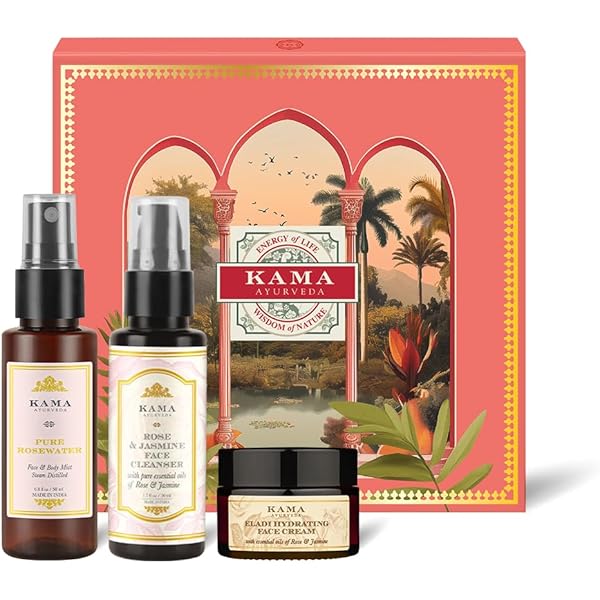 Kama Ayurveda Rose Radiance Gift Set | Set of 3 : Amazon.in: Beauty