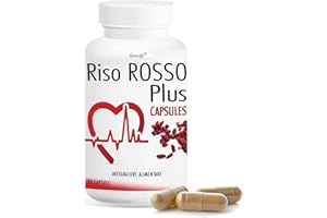 LINE@DIET Riso Rosso Plus Lineadiet – integratore alimentare a base di riso rosso fermentato – 90 capsule per 3 mesi di fornitura – 97 mg di riso rosso – prodotto in Italia