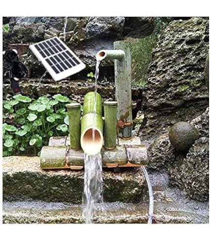 Japanischer Garten Im Freien Mit Modernem Bambus-Wasserspiel-Brunnen,  Dekoration, 100% Handgefertigt : Amazon.de: Garten