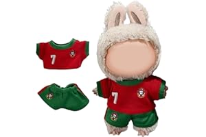 LESEOGYE Doll Clothes, 2 Piece Set Doll Accessories for 17cm, Number 7 Outfit Clothes, Premium Outfit Birthday Gift for Fans