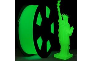 Żarnik ZIRO PLA 1.75mm Żarnik do drukarki 3D PLA PRO 1,75mm Świecący w ciemności Seria kolorów 1KG (2,2lbs), dokładność wymiarowa +/- 0,03mm,GID Zielony