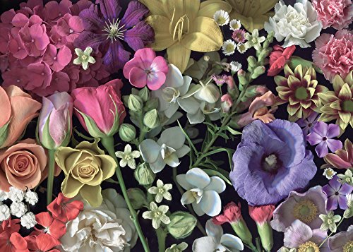 Premium, 1000-Piece Flowers Puzzle for Adults