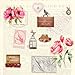 Produktbild 20 Servietten Marieke - Vintage Symbole / Reise / Blume 33x33cm