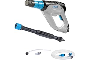 GLORIA Akku Sprühsystem MultiJet 18V | Mobiler Hochdruckreiniger & Schaumsprüher | 3 Druckstufen, 4-in-1 Düse | Kompatibel mit BOSCH Akku 18V (nicht enthalten) | Für Reinigung, Garten & Pflanzenschutz