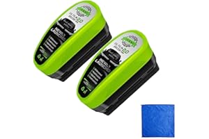 Qixfyze Clear Vision Autoglasreiniger, 2025 Neu 2.0 Clearvision Auto-Windschutzscheiben-Ölfilmentferner,grüne Autofenster-Reinigungsbürste, Glasreinigungsbrett for Windschutzscheiben-Entfernung(2pcs)