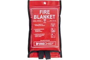 FIREPROTECTIONSHOP 1m x 1m Soft Case Fire Blanket (Kitemarked)