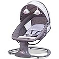Mastela 3-in-1 Deluxe Multi-Functional Bassinet/Swing & Napper Swings (Grey, Pink) 3M to 36M