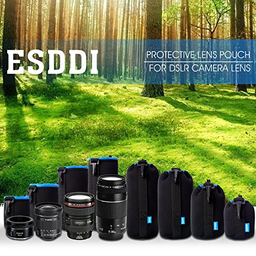 ESDDI Housse Objectif Etui Objectif Photo avec N opr ne pais et Doux Int rieur en Flanelle Lot de 4 Pi ces pour Canon Nikon Pentax Olympus et Panasonic reviews ESDDI Housse Objectif Etui Objectif Photo avec N opr ne pais et Doux Int rieur en Flanelle Lot de 4 Pi ces pour Canon Nikon Pentax Olympus et Panasonic