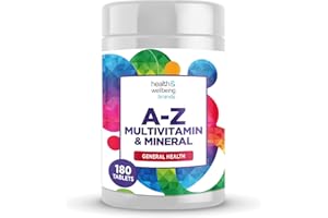 CLUB VITS A-Z Multivitamin and Minerals 180 Tablets, Vitamins for Men's and Women's, 23 High Strength Vitamins and Minerals Including Iron, Zinc Vitamin C and More (180)