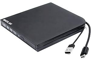 MAITLAN Ultra-Thin External USB-C 4K UHD 3D Blu-ray Player Optical Drive, for Dell XPS XP S 15 9570 7590 9560 9575 9550 9530 9250 2018 2019 2-in-1 Touchscreen Laptop, 6X BD-RE DL BDXL Blue-ray DVD Burner