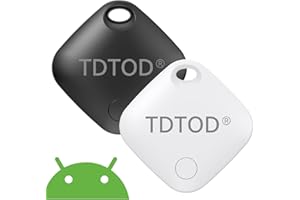 TDTOD Airtag Android,Smart Tracker Tag Localizzatore GPS per Android Funziona con Google Dov'è App Bluetooth Tracker Compatibile con Trova dispositivo (Solo Android) Localizzatore Chiavi per Chiavi/Bagagli