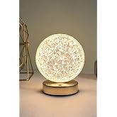 Rechargeable Full Moon Crystal Diamond Table Lamp - Touch Acrylic Led Romantic Night Light 3 Colors