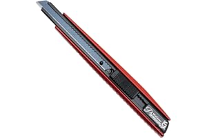 NT Cutter CUTTER Premium Evolution PMG Series - Cuchillo utilitario de aluminio fundido a presión con bloqueo automático (PMGA-EV01) de acero inoxidable de 9 mm