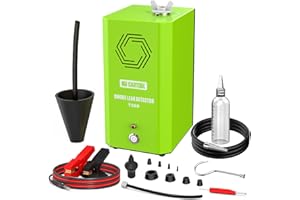 MR CARTOOL T100 Auto EVAP Macchina del Fumo, 12V Rilevatore Tester Perdite del Sistema Tubi Carburante con Pompa d'Aria Bluit-in per Autoveicoli Motociclo