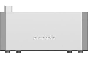 Jackery HomePower 2000 Ultra Zusatzakku, Balkonkraftwerk mit Speicher, All-in-One Stromspeicher mit Mikroinverter, erweiterbar bis 8kWh, Plug&Play, IP65