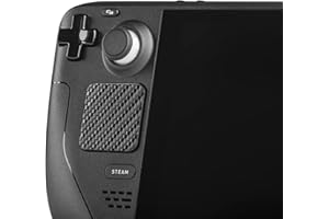 QOOSEA Touch Perfect Steam Deck, Trackpad-Schutz – Fügen Sie Stil, taktiles Feedback hinzu und schützen Sie das Trackpad, die Aufkleber und die Spielkonsole Ihres Steam Decks (Schwarz)