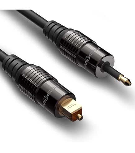 Optischer Toslink Winkel Adapter Toslink-Buchse > 3,5 Mm Mini Toslink- Stecker