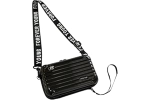 Cimvidi Mini borsa valigia da donna, mini custodia 2023, impermeabile, mini valigetta portatile, da viaggio, borsa per telefono con tracolla e maniglie