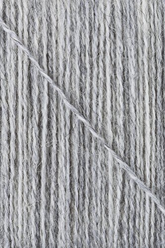 Regia 9801278-01991 Handstrickgarn, Wolle, hellgrau meliert - 2