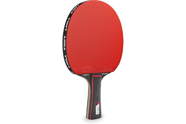 JOOLA Raquette de Tennis de Table Match Pro ITTF 4 étoiles Noir/Rouge Épaisseur 1,8 mm
