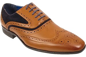 Charles Southwell Men's Belmond Synthetic Leather Brogues
