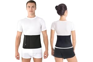 TOROS-GROUP Pas brzuszny pooperacyjny wys. 24 cm po porodowy, po cesarskim cięciu, rozmiar 3 Medium czarny