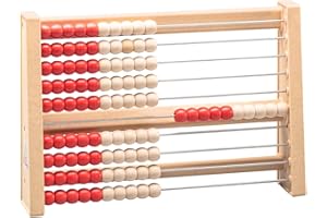 WISSNER Wood Frame with Number - Less Than 100 's RED/WHITE