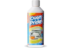 Oven Pride Kit complet de 500 ml avec gants de sécurité et sac intelligent pour grille + grill Nettoyage facile Dégrait le four sans avoir besoin de frotter, Oven Pride co