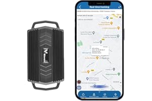 Winnes Localizzatore GPS Tracker Con Magnete Impermeabile IP66, Monitoraggio in Tempo Reale Anti-perso per Auto/Veicoli/Camion/Moto, 3000mAh Standby Lungo, TK935 App Gratuita