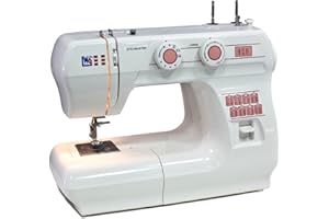 W6 WERTARBEIT N 1615 Nähmaschine (Freiarm Super Nutzstich-Nähmaschine (17 Programme)) weiß