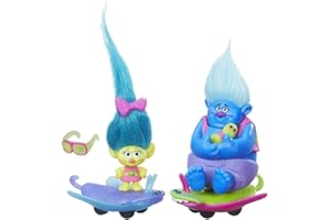 Trolls - Kit Trolls En Monopatín (Hasbro B6558EU4), Modelos/Colores Surtidos, 1 Unidad