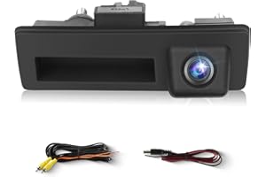 Hodozzy HD Cámara de Visión Trasera del Maletero con Visión Nocturna, Asistencia de Aparcamiento En Reversa, 170 Grados, Cámara Impermeable para Audi A4L A3/ VW Passat/Tiguan/Sagitar/Lavida/Passat