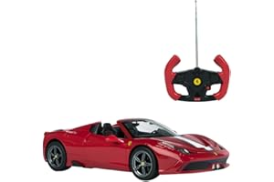 COLORBABY Rastar - Coche teledirigido 1:14 Ferrari 458 Speciale capota retráctil (41219)