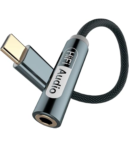 Adattatore USB-C A Jack 3,5 Mm DeleyCON – DAC 32-bit 384 KHz, Per Cuffie E Microfono, Per IPhone E Galaxy