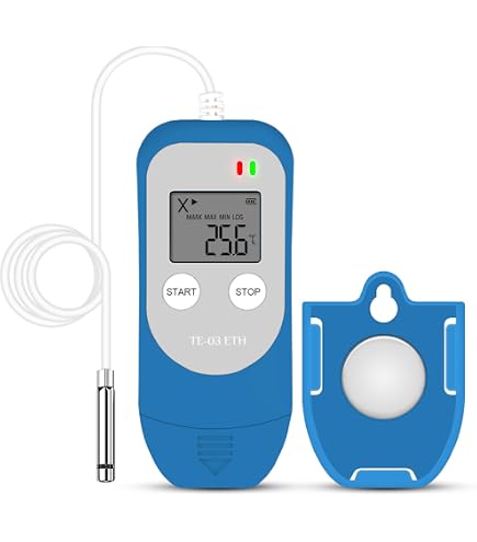 ThermElc TE-04 ET USB Temperatur-Datenlogger Mit Externem Sensor, 35000 Punkte & PDF-Bericht