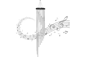 JOERRES Campanelli a vento, 18 tubi in lega di alluminio, campanelli a vento per giardino, campanelli a vento decorativi per interni ed esterni, campanelli a vento da appendere per la casa, campanelli