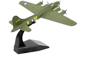 NUOTIE 1:144 B-17F Flying Fortress Memphis Belle Bomber Modèle Militaire Modèle Militaire Fairchild République Modèle d'avion moulé sous Pression pour Collection