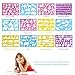 Produktbild BESTOYARD 12 Stücke Kinder Zeichenschablonen, Malen Pädagogische Spielzueg Zeichenset für DIY Scrapbooking Handwerk